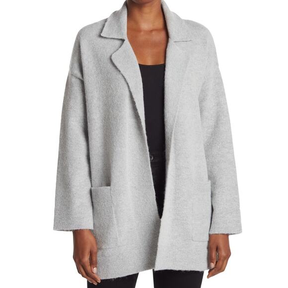 Thread & Supply Open Front Cardigan Coat - Heather Gray Size XL - Picture 2 of 5